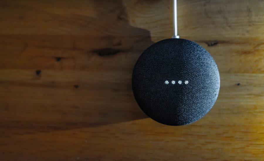 blue ball on a wooden surface